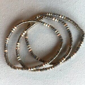 ALEX CAROL SET OF 3 BEADED BRACELETS